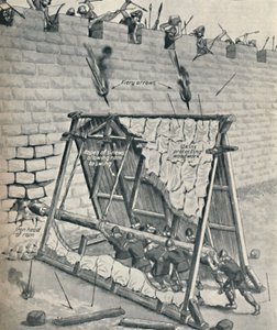 A szászok lerombolják a városfalat, 1934 alkotó: Unbekannt