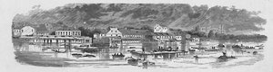 Jelenet Baton Rouge-ban az 1874-es, 1883-as árvíz idején alkotó: Unbekannt