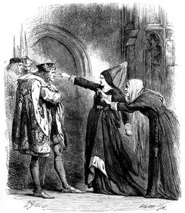 Jelenet Shakespeare Richard III. című művéből, 1591 c1858 alkotó: Unbekannt