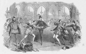 Jelenet a Spohrs Faustból, az Olasz Királyi Operában, 1852. alkotó: Unbekannt