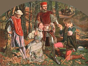 Jelenet A két veronai úriemberből, 1851, c1902. alkotó: Unbekannt