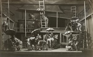 Jelenet Abraham Goldfaden A boszorkány című filmből, Moszkva Állami Zsidó Kamaraszínház, 1921. alkotó: Unbekannt