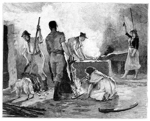 Jelenet az 1848-as ifjú ír lázadásból, 1900 alkotó: Unbekannt