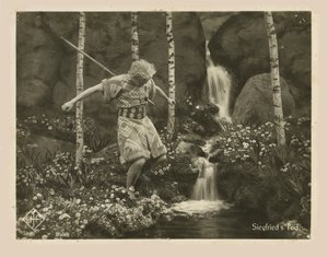 Jelenet a Die Nibelungen: Siegfried című filmből, Fritz Lang, 1924. alkotó: Unbekannt