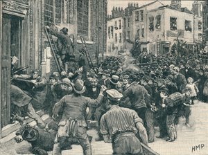 Jelenet a Birmingham No Popery zavargásokban, 1868 1906 alkotó: Unbekannt