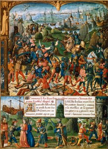 Jelenetek a hetedik keresztes hadjáratból, 1248-1254 XV alkotó: Unbekannt
