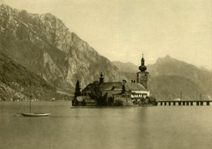 Ort kastély, Traunsee, Felső-Ausztria, 1935. alkotó: Unbekannt