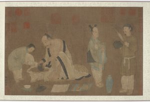 Tudós és kísérő, Ming-dinasztia, 1368-1644. alkotó: Unbekannt