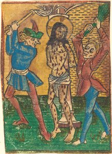 Krisztus ostorozása, c. 1490. alkotó: Unbekannt