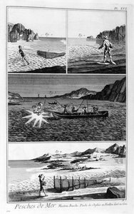 Tengeri halászat, 1751-1777 alkotó: Unbekannt