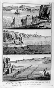 Tengeri halászat, 1751-1777 alkotó: Unbekannt