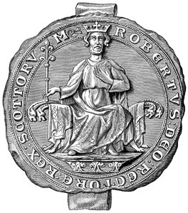 Robert the Bruce, Skócia királyának pecsétje, 14. század 1892 alkotó: Unbekannt