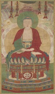Ülő Amitabha, 1500-as évek vége – 1600-as évek eleje. alkotó: Unbekannt