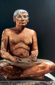 Ülő írnok, ókori egyiptomi, V. dinasztia, ie 2498-2345 alkotó: Unbekannt