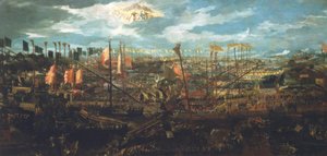 Lepantói csata 1571 / venez. Drágakő. alkotó: Unbekannt