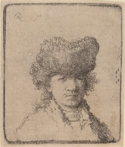 Önarckép szőrme sapkában, 1630. alkotó: Unbekannt
