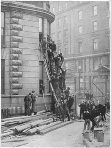 Szolgák tűzoltóság a Hotel Cecilben, London, 1903 1903 alkotó: Unbekannt