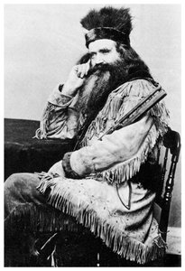 Seth Kinman amerikai vadász, 1860-as évek 1955 alkotó: Unbekannt