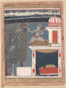 Setmalar Ragini: Folio egy ragamala sorozatból Garland of Musical Modes, kb. 1630-40. alkotó: Unbekannt