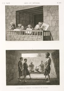 Varrás hímzés és nemezkészítés, Egyiptom, 1798 alkotó: Unbekannt