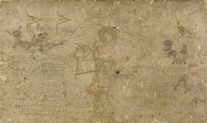 Shah Jahan és fia, Dara Shikoh Hunting, s. 1790. alkotó: Unbekannt