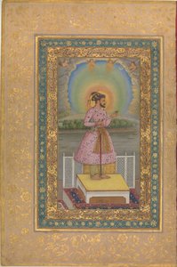 Shah Jahan a teraszon, 1627. alkotó: Unbekannt