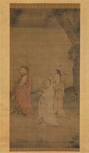 Shakyamuni jön le a hegyekből, 13. század vége-14. század eleje. alkotó: Unbekannt