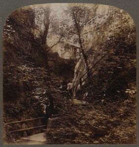 A világhírű Shanklin Chine, Wight-sziget, Anglia, 1910. alkotó: Unbekannt