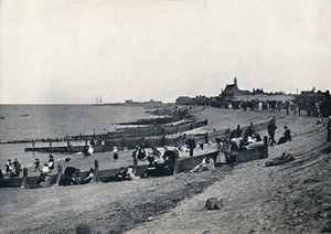 Sheerness - The Promenade and Beach, 1895 alkotó: Unbekannt