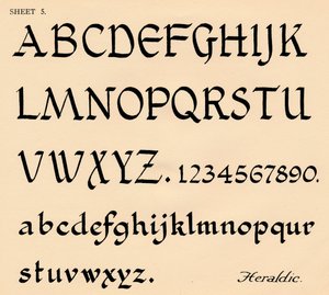 5. lap, ábécéket tartalmazó portfólióból, 1929 alkotó: Unbekannt