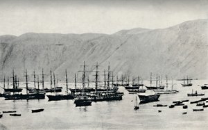 Nitrát rakományra váró hajó Iquique-ben, 1911 alkotó: Unbekannt