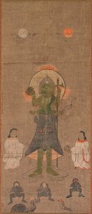 Shomen Kongo: A kék arcú Kongo, 17. század. alkotó: Unbekannt