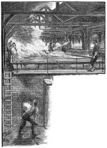 Sólapátolás a South Durham Salt Worksben, 1884 alkotó: Unbekannt