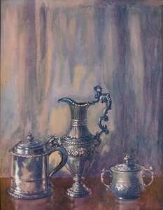 Ezüst Tankard, 1695, Kancsó, 1746, Kupa és borító, 1658, XIX. század, 1920. alkotó: Unbekannt