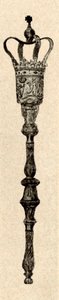 Ezüst buzogány, amelyet a virginiai Burgesses-házban használtak, 1640-1770, 1937. alkotó: Unbekannt