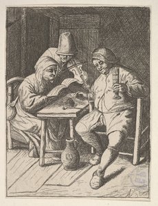 Éneklő párok és hegedű, 1610-85. alkotó: Unbekannt