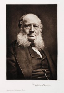 Sir Charles William Siemens német mérnök, 1860-1870 között alkotó: Unbekannt