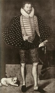 Sir Christopher Hatton, 1909 alkotó: Unbekannt