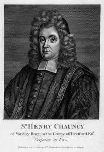 Sir Henry Chauncy angol jogász, oktató és antikvárius, 1802 alkotó: Unbekannt