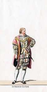 Sir Henry Guildford, Shakespeare drámájának jelmezterve, VIII. Henry, 19. század alkotó: Unbekannt