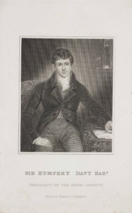 Sir Humphry Davy, angol kémikus, 1824 alkotó: Unbekannt