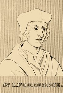 Sir J. Fortescue, c1394-1479, 1830. alkotó: Unbekannt