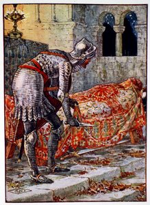 "Sir Lancelot a veszélyes kápolnában", 1911 alkotó: Unbekannt