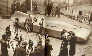 Sir Malcolm Campbells licitált egy új rekordra, 1935. alkotó: Unbekannt