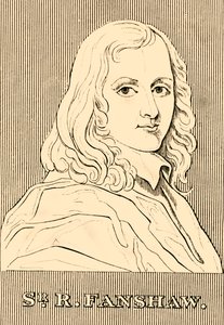 Sir R. Fanshaw, 1608-1666, 1830. alkotó: Unbekannt