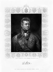 Sir Thomas Picton, brit katonai vezető, 19. század alkotó: Unbekannt