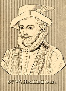 Sir W. Raleigh, 1552-1618, 1830. alkotó: Unbekannt