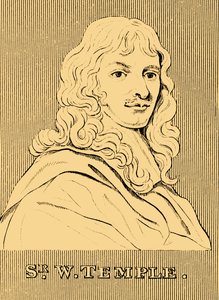Sir W. Temple, 1628-1699, 1830. alkotó: Unbekannt