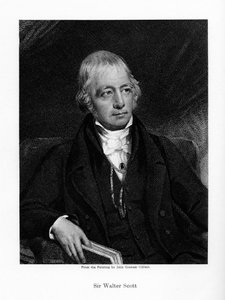 Sir Walter Scott, 1. Baronet, termékeny skót történelmi regényíró és költő, XIX. alkotó: Unbekannt