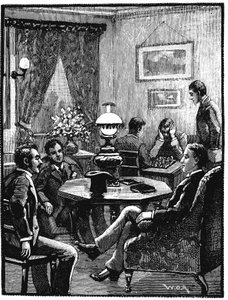 A YMCA társalgója, Exeter Hall, London, 1887 alkotó: Unbekannt